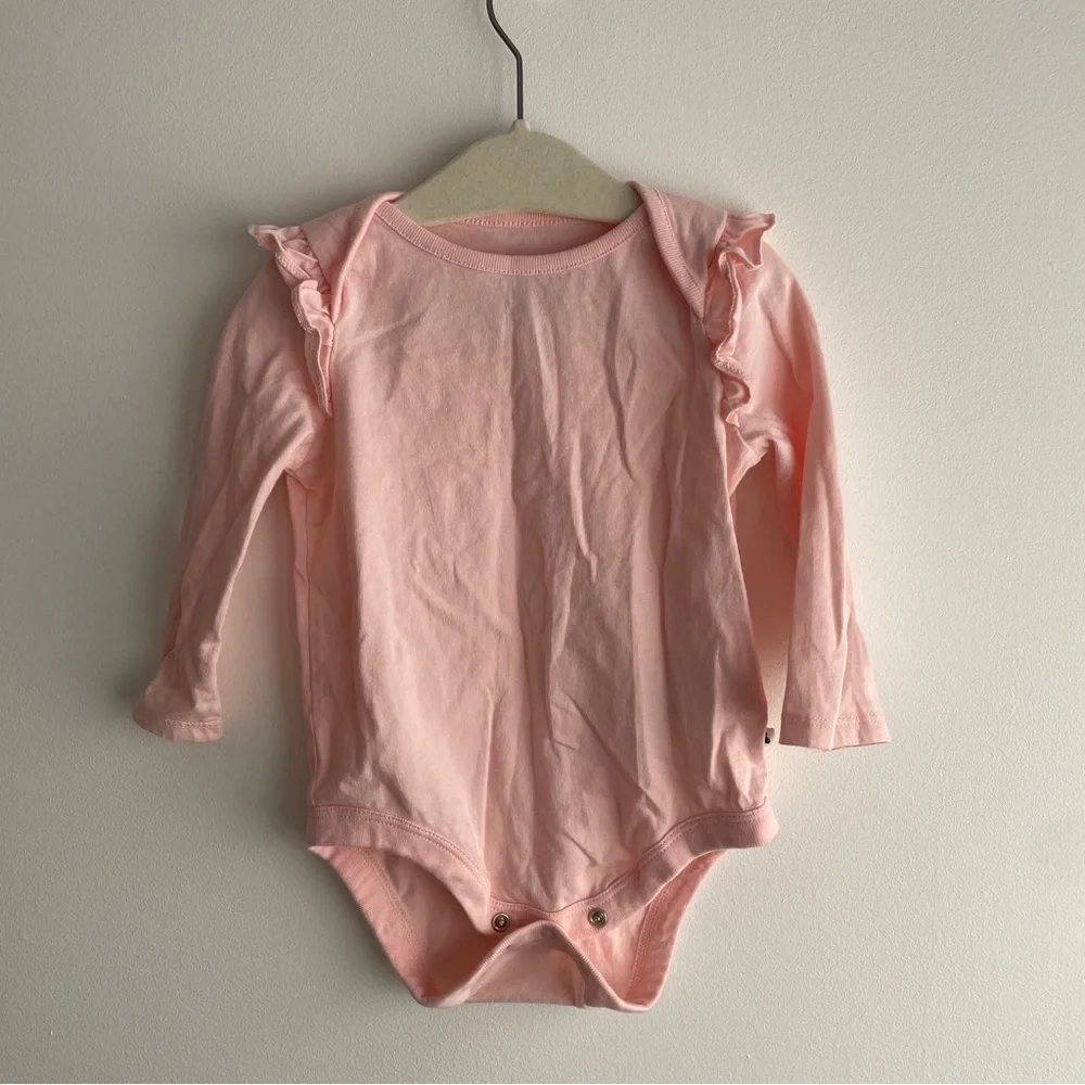 Pair of Girls Long Sleeve Bodysuits. Size 6-12 Months